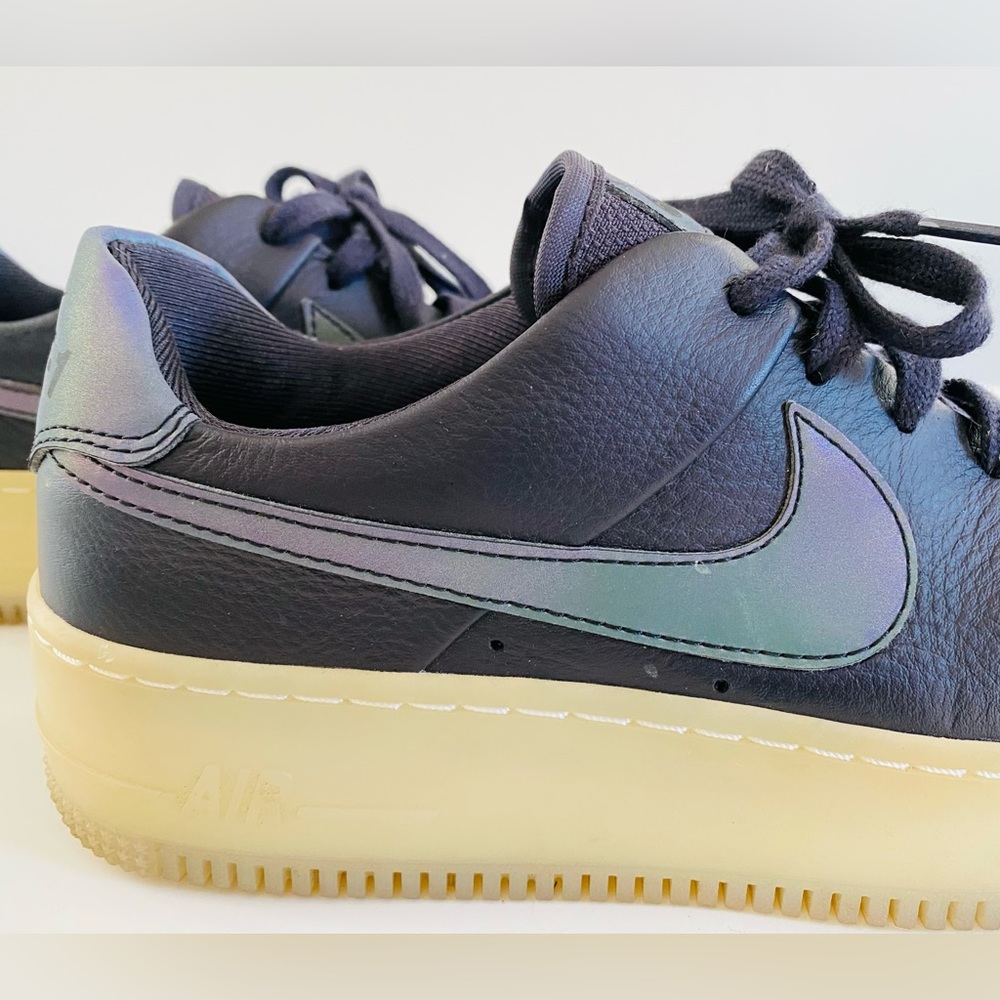 Nike Air Force 1 One Sage Low LX Oil Shoes Women's Size 10 AR5409-004 Grey - Picture 6 of 16